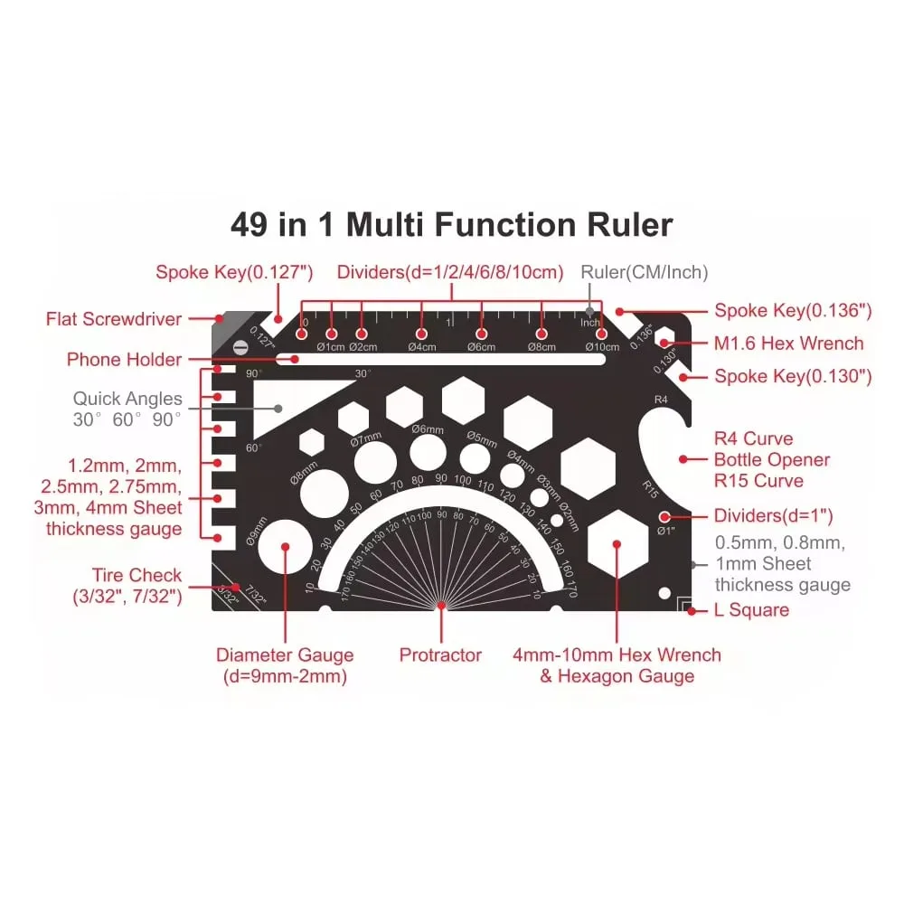 Credit Card Multitool 1 Tool Overview