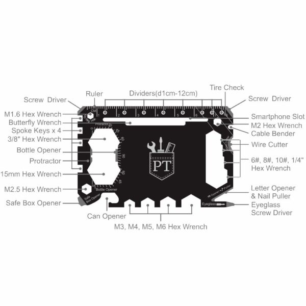 Credit Card Multitool 3 Tool Overview