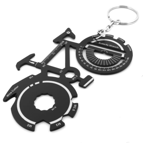 Bicycle Keychain Multitool with 20 tools product photo