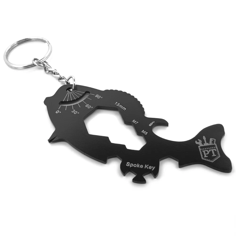 Fish Keychain Multitool with 14 tools product photo