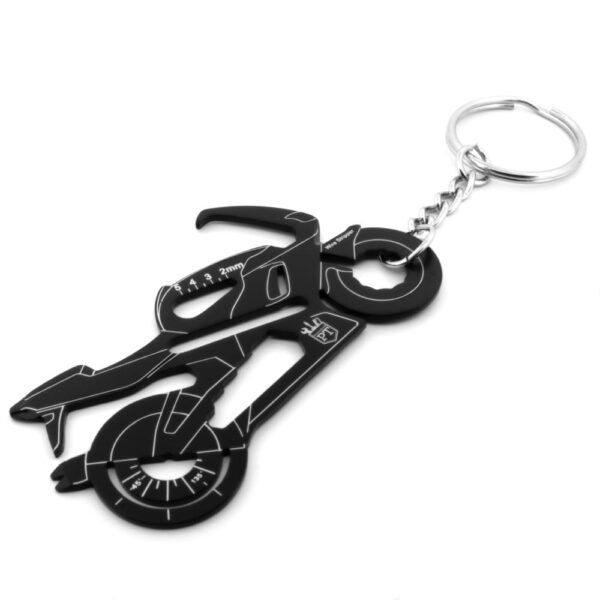 Motorcycle Keychain Multitool with 18 tools product photo