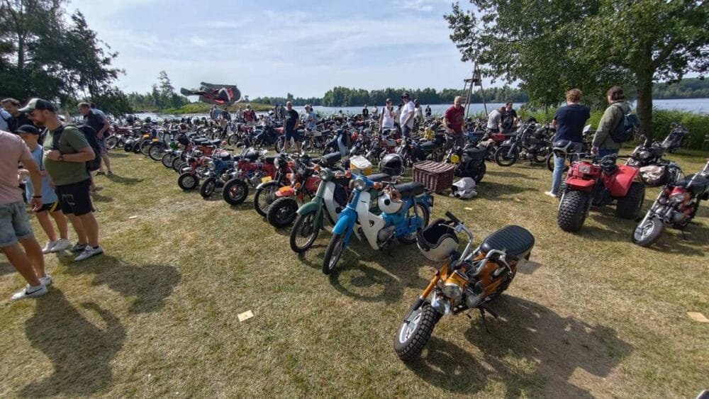 Honda dag 2025 with lots of honda motorbikes