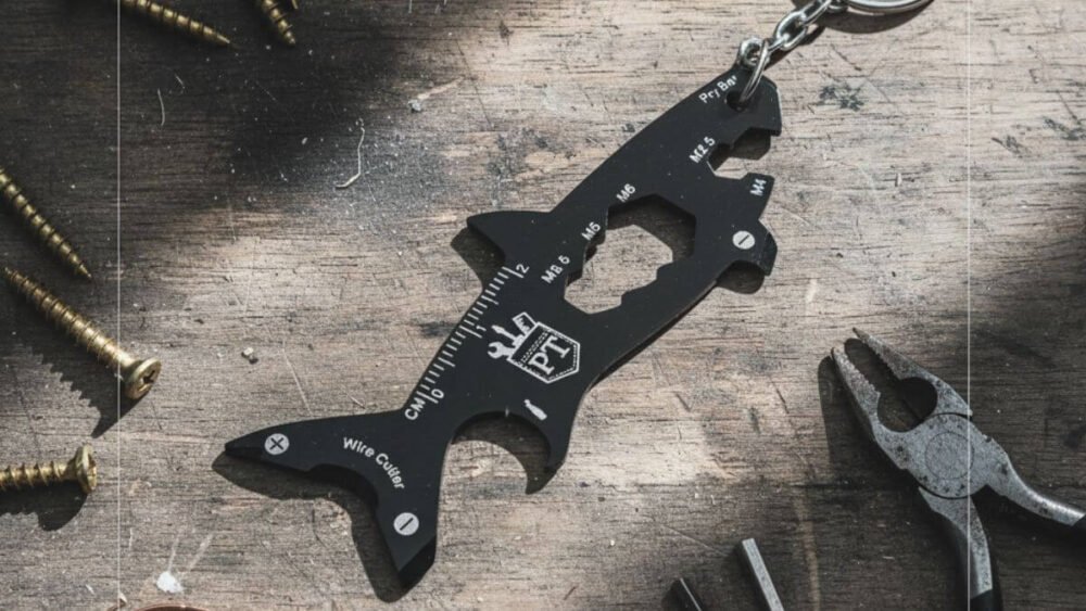 Shark multitool made of very durable stainless steel